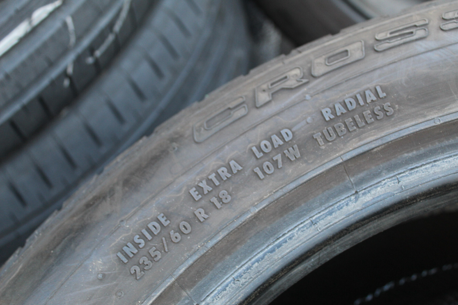 235 60 18 Continental, CC UHP, XL, AO, 107W, x2 A Pair 6.8mm (F1_tyres) L2134
