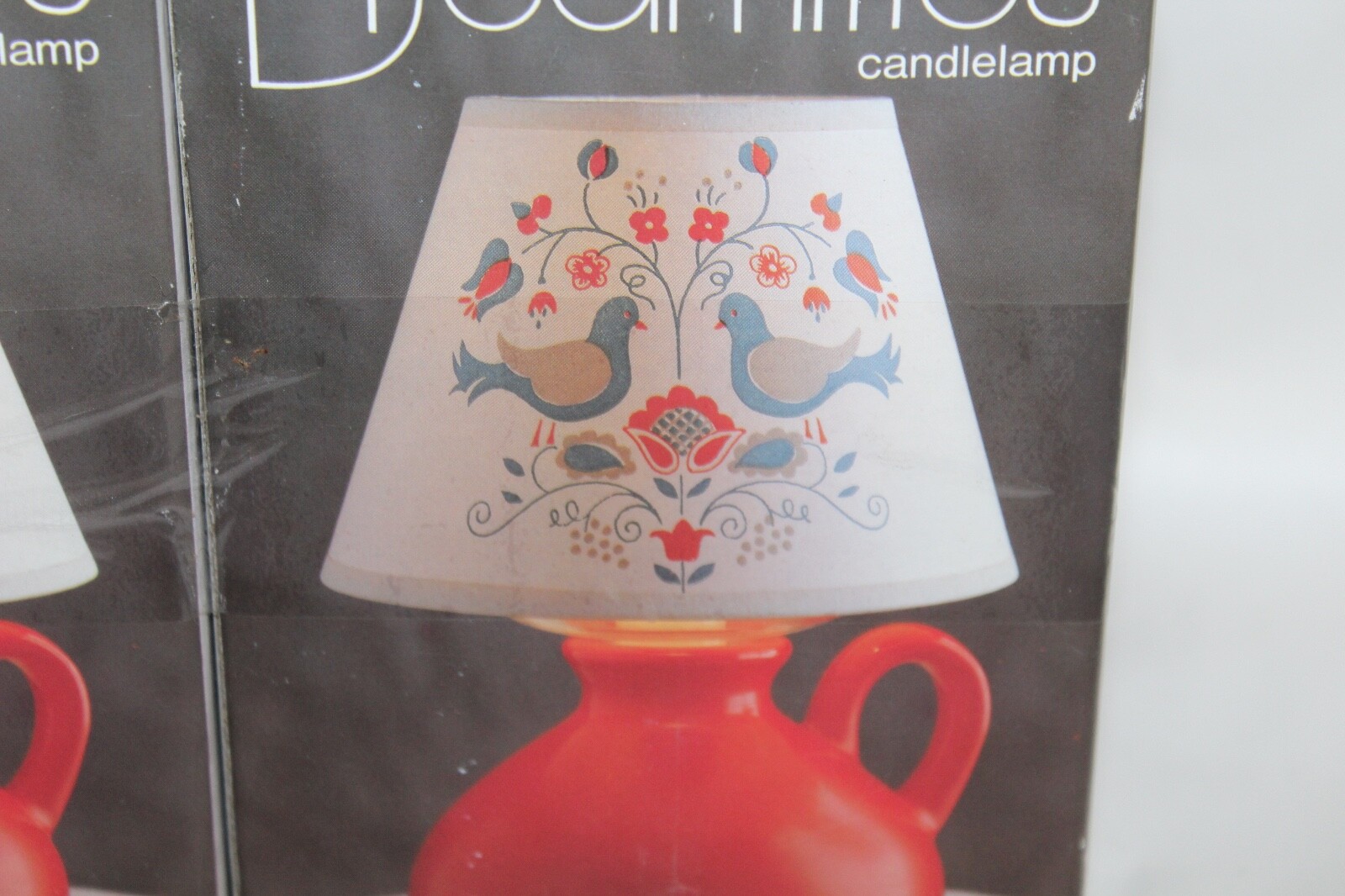 Two! 1980's DREAMLITES Candle Lamps BOXED Pennsylvania Dutch NEVER OPENED