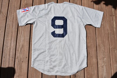 New! Ted Williams Boston Red Sox Gray Heavyweight Baseball Jersey Size Medium