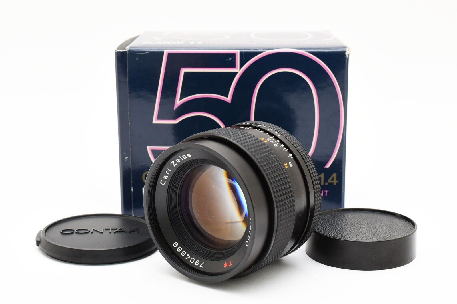Contax Carl Zeiss Planar T* 50mm f/1.4 MMJ Lens From JAPAN Contax Carl Zeiss Planar T* 50mm f/1.4 MMJ Lens From JAPAN