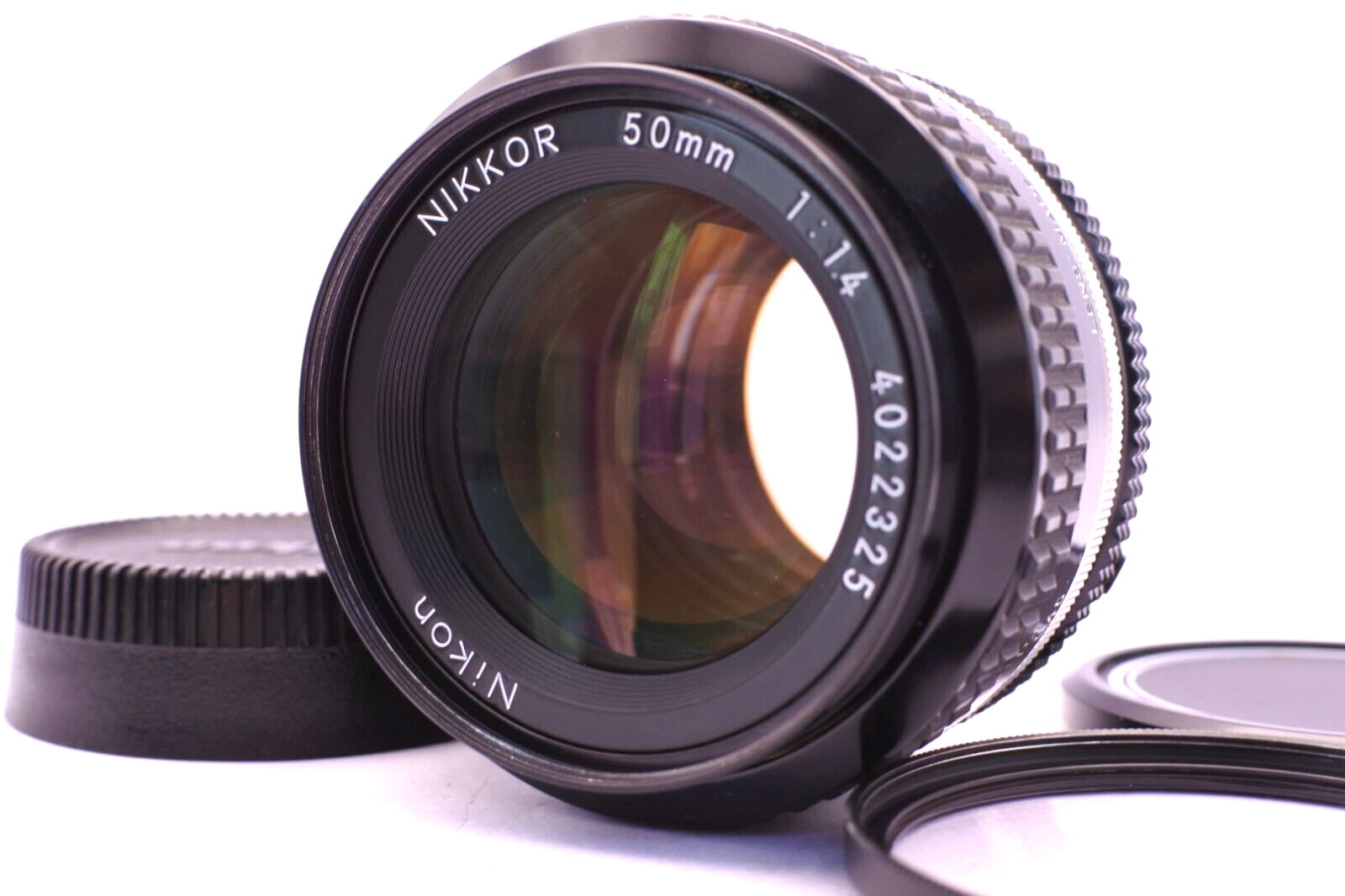 超美品 NIKON  AI NIKKOR 50mm f1.4　MF B360 MINT] Nikon Ai Nikkor 50mm F1.4 Standard MF Lens w/Filter