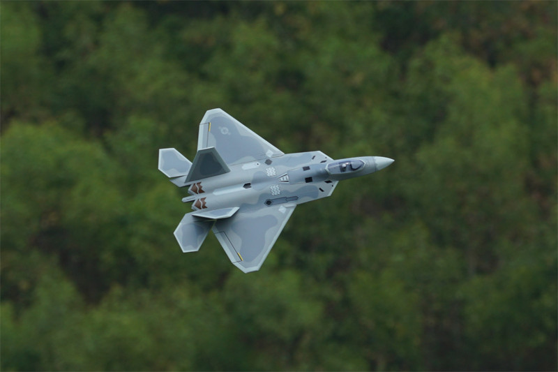 RC Airplane Aircraft Fighter XFLY F-22 Raptor Twin 40mm EDF