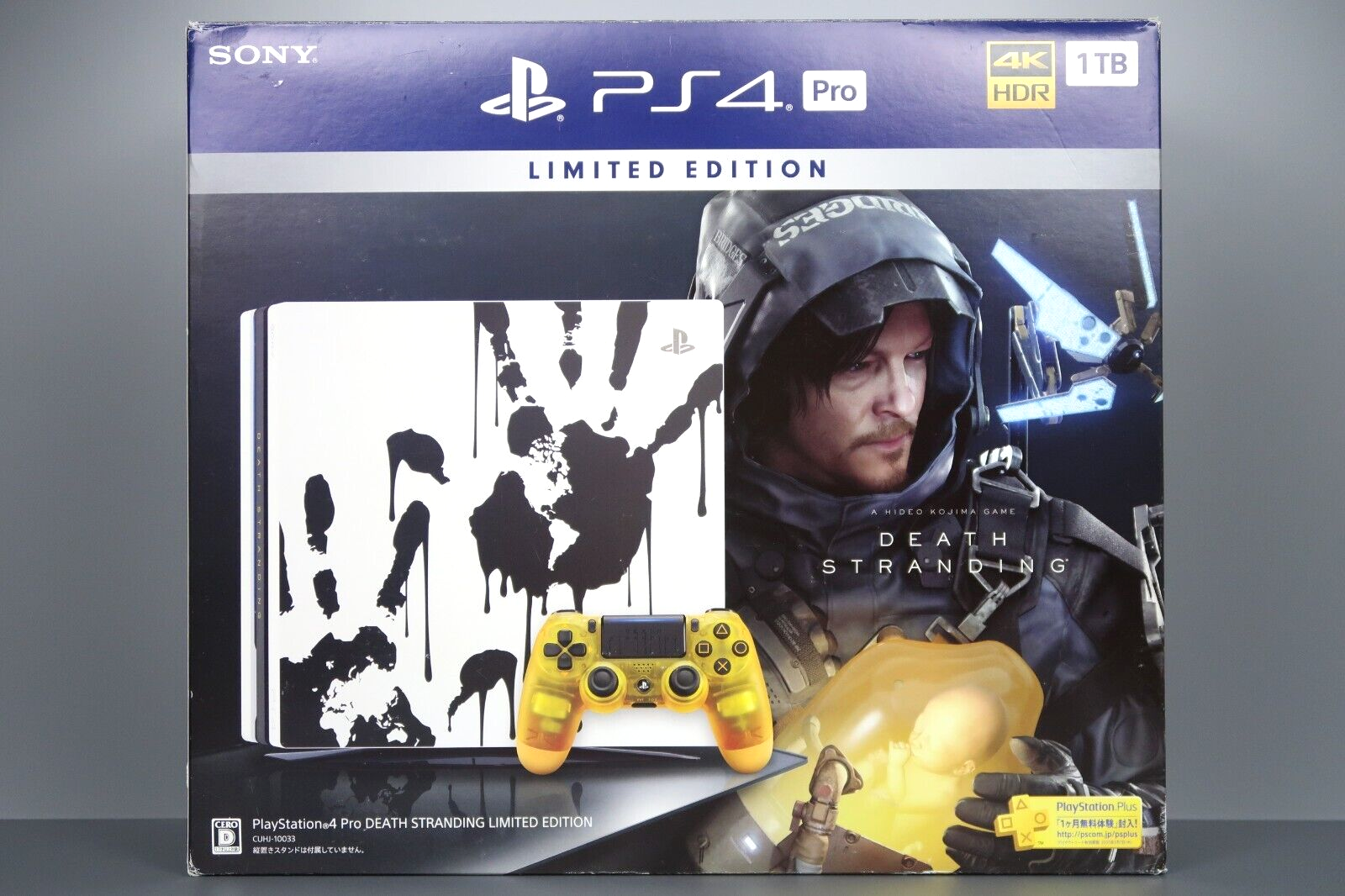 PS4 PlayStation 4 Pro DEATH STRANDING LIMITED EDITION CUHJ-10033 W/box Japan