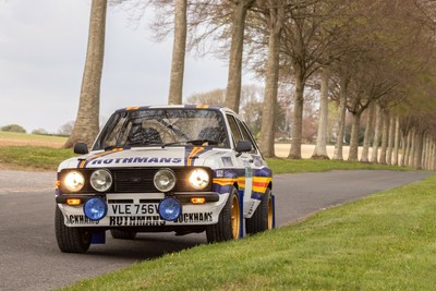 ford escort mk2 group4 spec shell rally car Ari Vatanen theme even registration