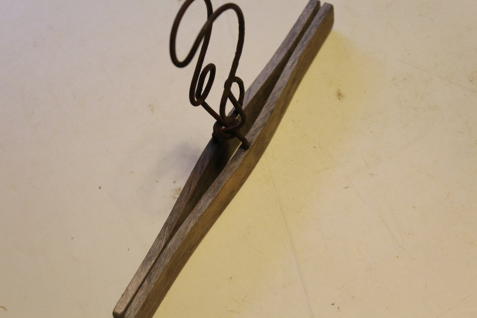 Vintage Wooden Hanger Pants Skirt old type