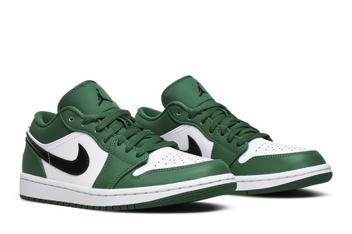 Nike Air Jordan 1 Low Pine Green Men's Retro Sneakers 553558