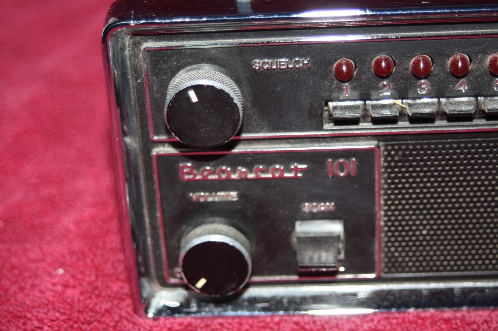 Vintage Electra BearCat BC 101 - 16 Channel Scanner Receiver -Powers Up -Works