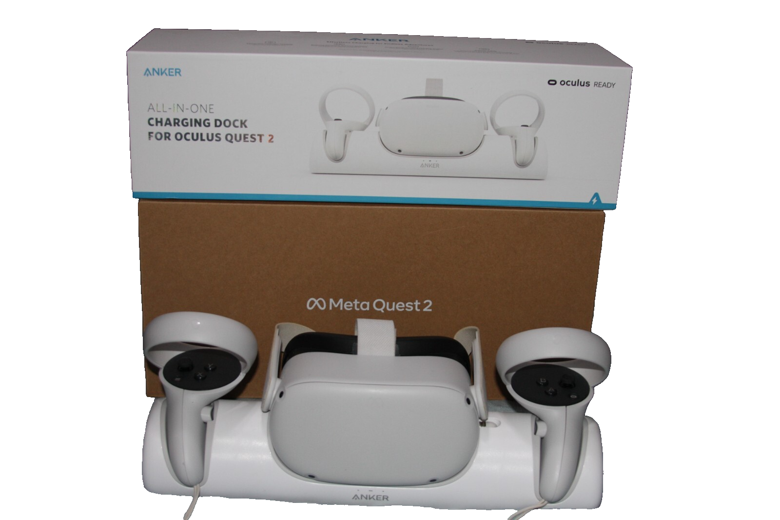 ヘッドホン  Quest 2 128GB & Anker charging dog Anker Launches Oculus Quest 2 Charging Dock – Road to VR