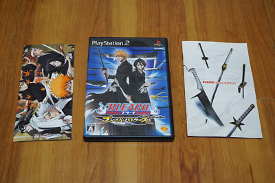 Bleach: Blade Battlers PS2 PlayStation 2 Complete with Poster