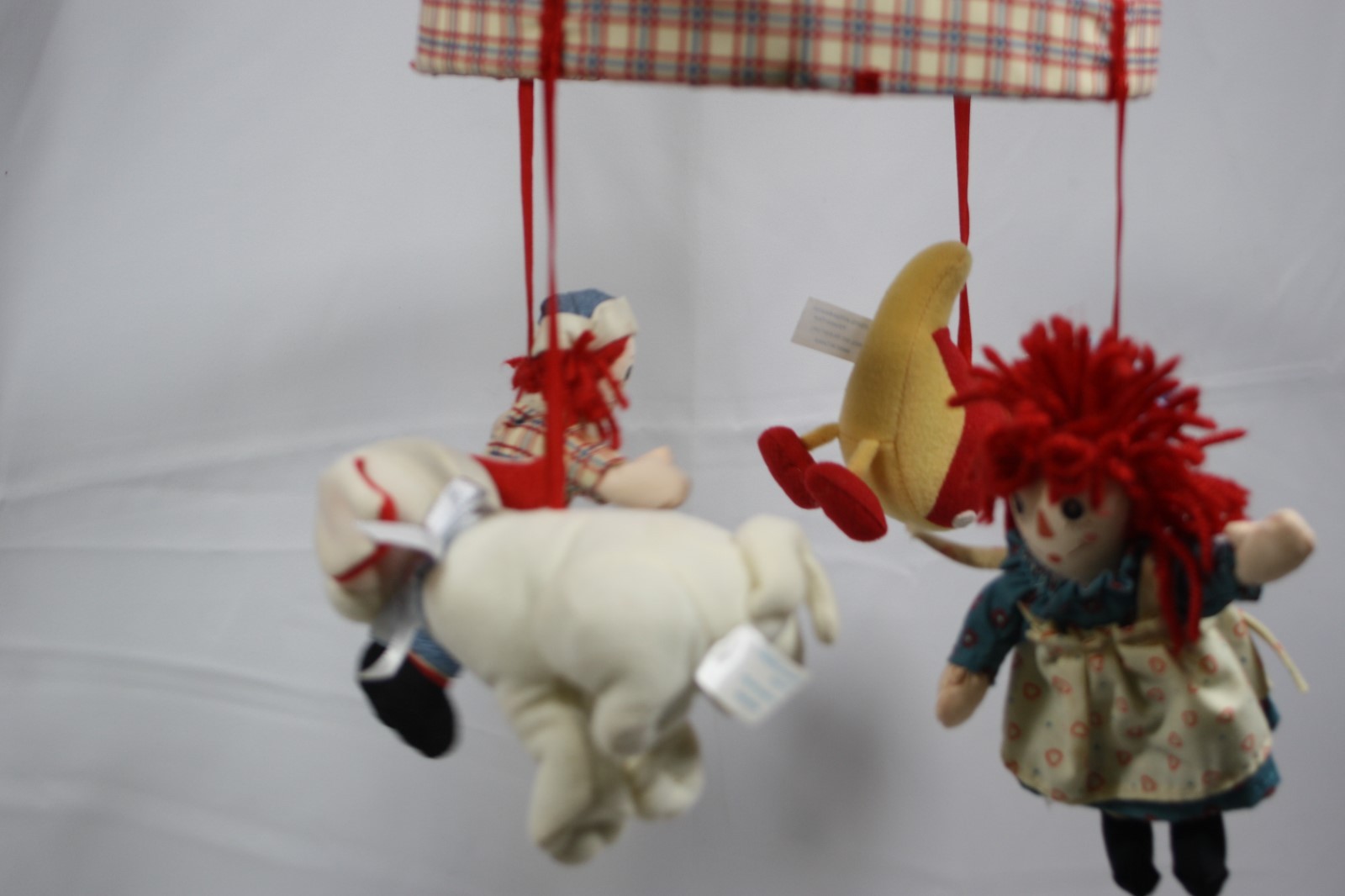 Classic Raggedy Ann and Andy Musical Mobile * Baby Crib Mobile Brahms Lullaby