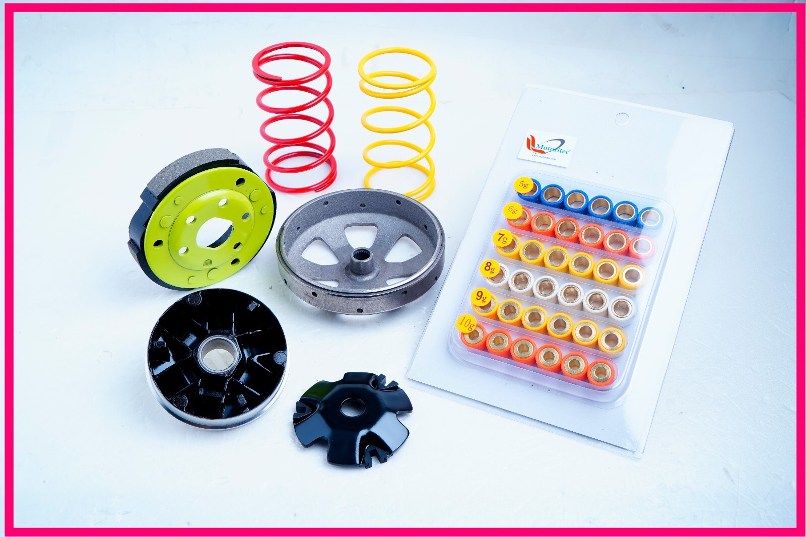 パーツ Happy Sports type Clutch Set for Kymco Fever ZX50 Super 9 50 Cobra