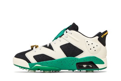 Pre-owned Jordan Air  Eastside Golf X Air  6 Retro Low Golf '1961' Fj0848-100 In White/malachite/black/metallic Gold