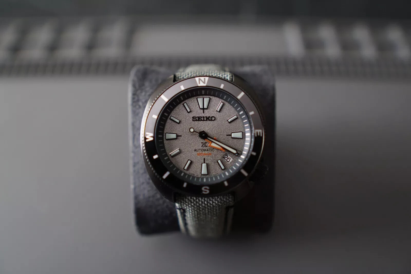 Pre-owned Seiko Srpj33 Automatic Watch 4r36 Movement - 42.mm