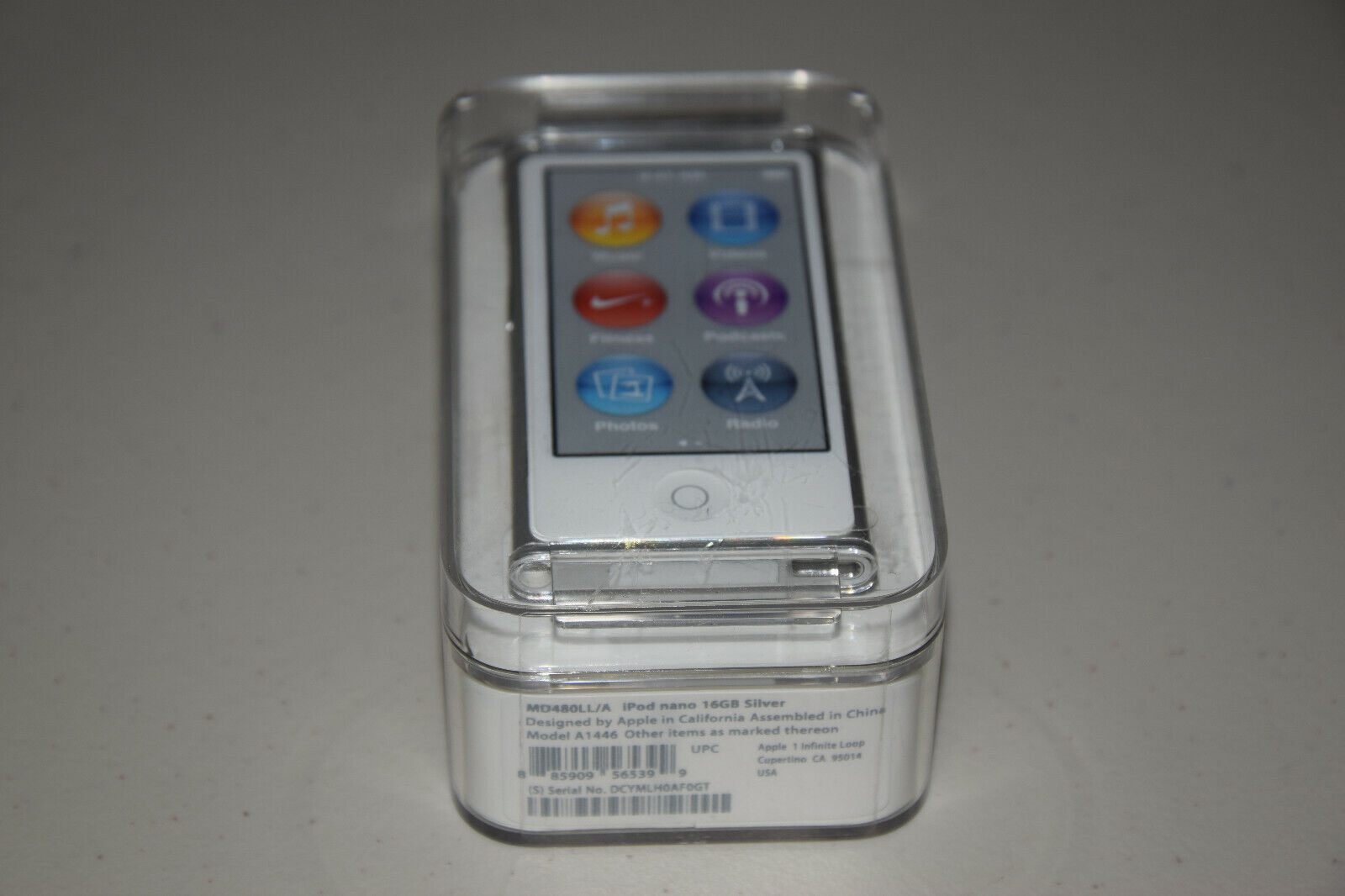 Apple iPod Nano 7th Generation 16 GB Silver MD480LL/A FM AAC Apple iPod Nano 7th Generation 16 GB Silver MD480LL/A FM AAC