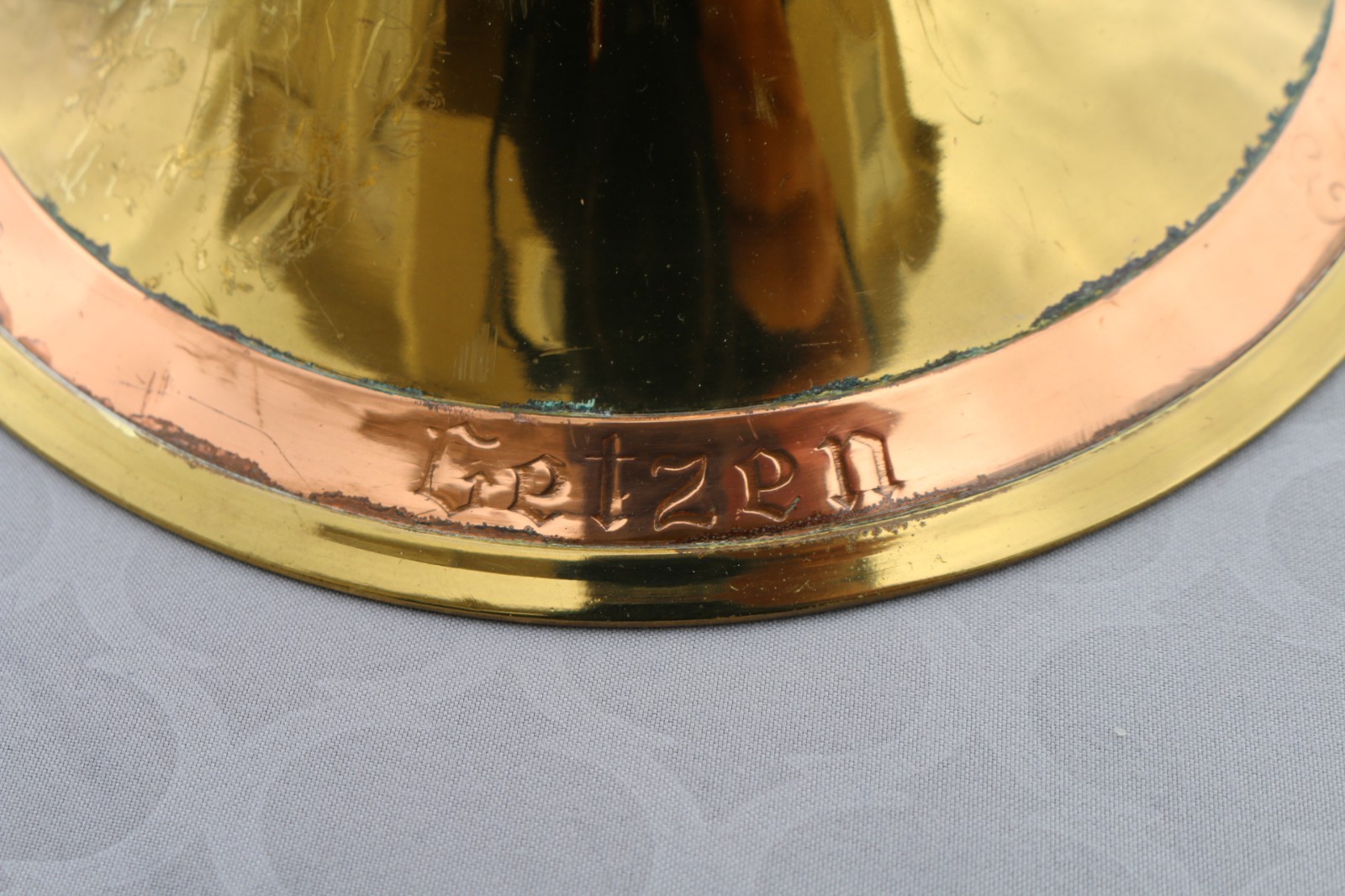 RARE VTG. 1950'S GETZEN SUPER DELUXE TONE BALANCED VALVE TROMBONE TRI COLOR