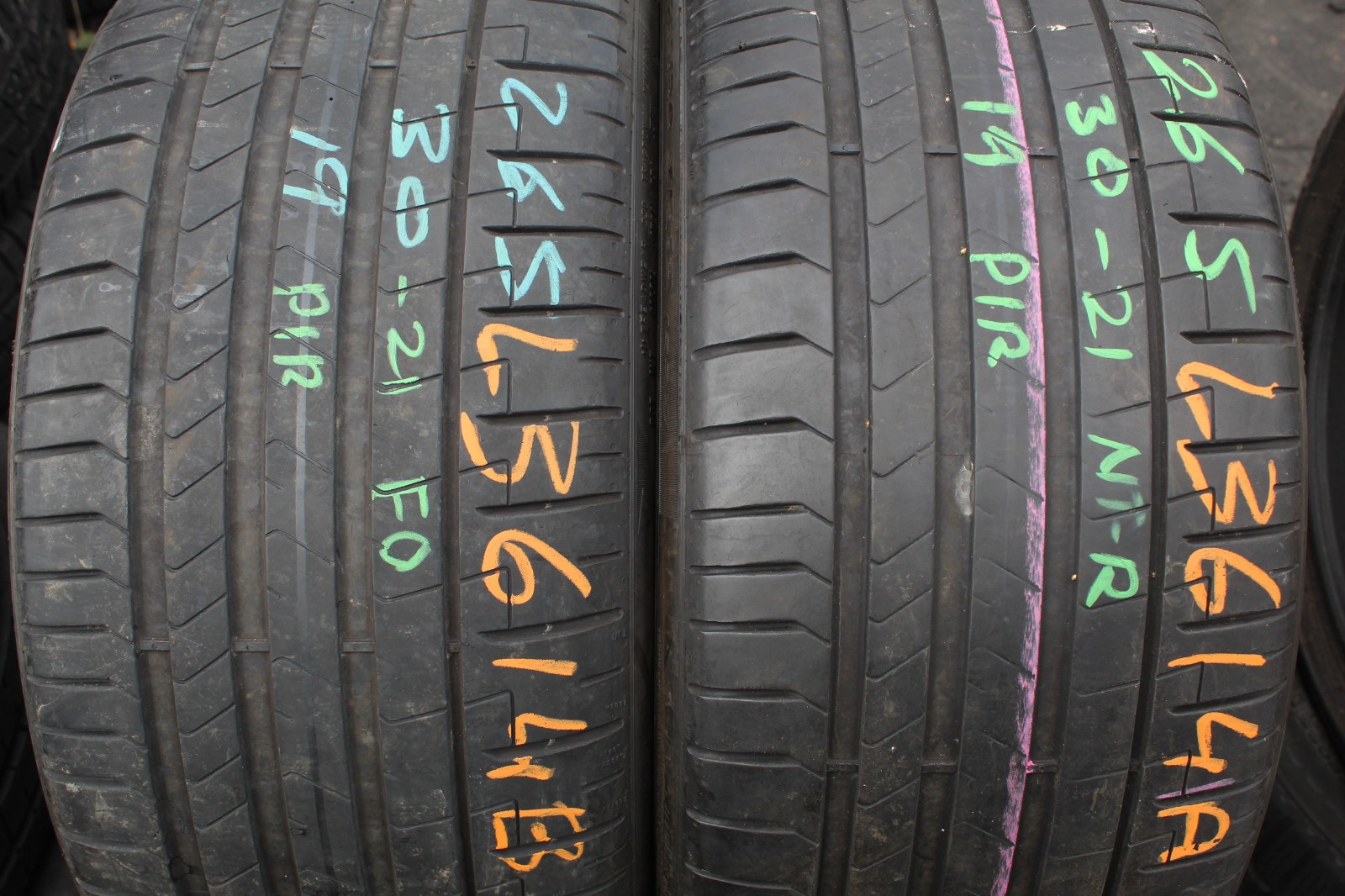 265 30 19 Pirelli, P Zero, AO, XL, 93Y x2 A Pair 4.7mm (F1_tyres) FO L3614