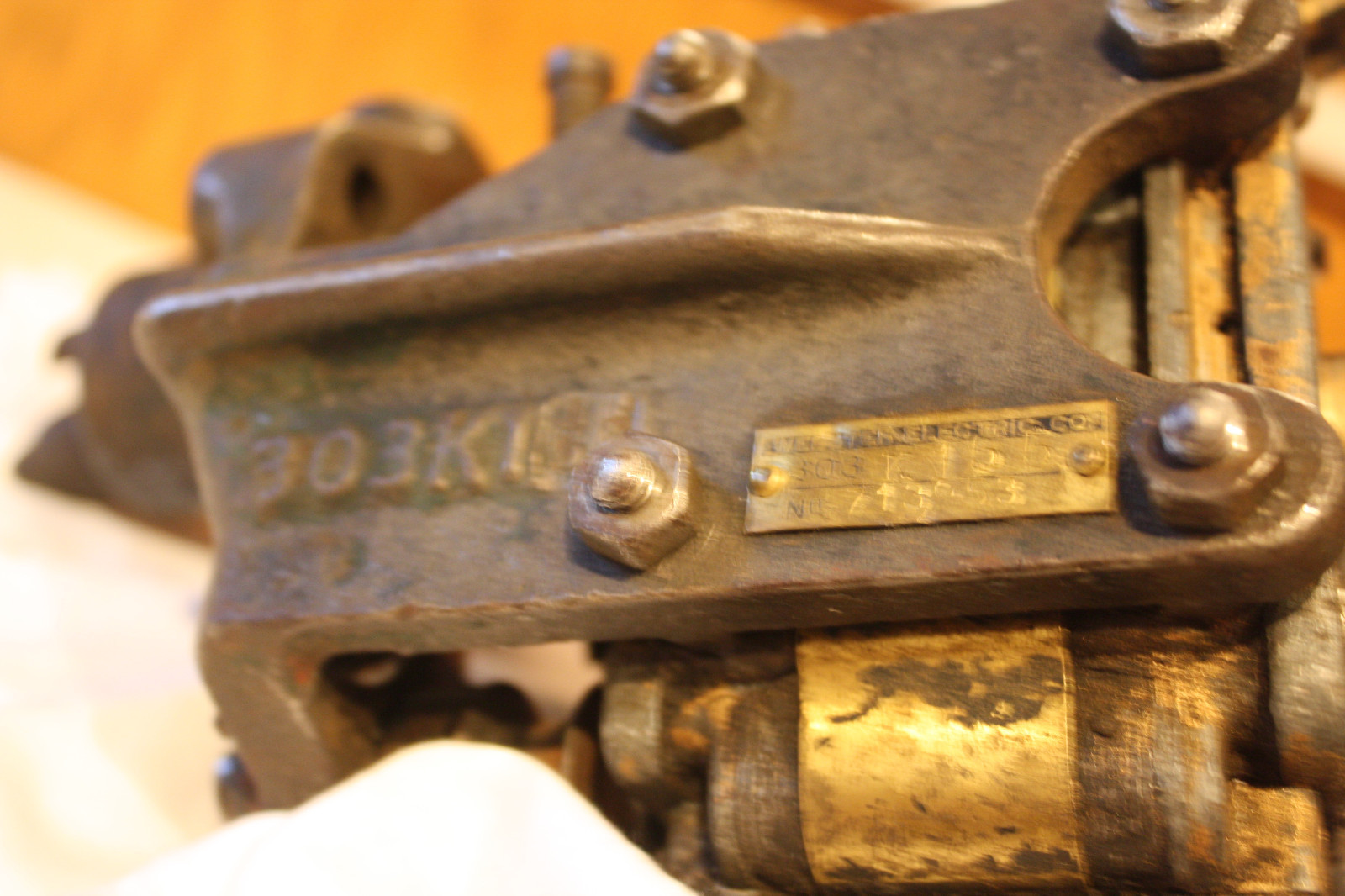 Hit miss Engine Sandwich Bracket Webster Stationary engine