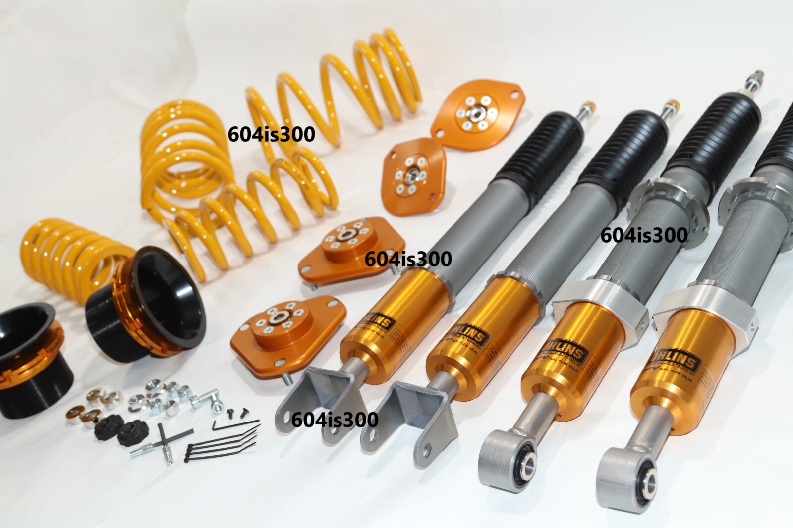 NEW JDM Ohlins DFV Coilovers w Pillowball Top Mount FOR