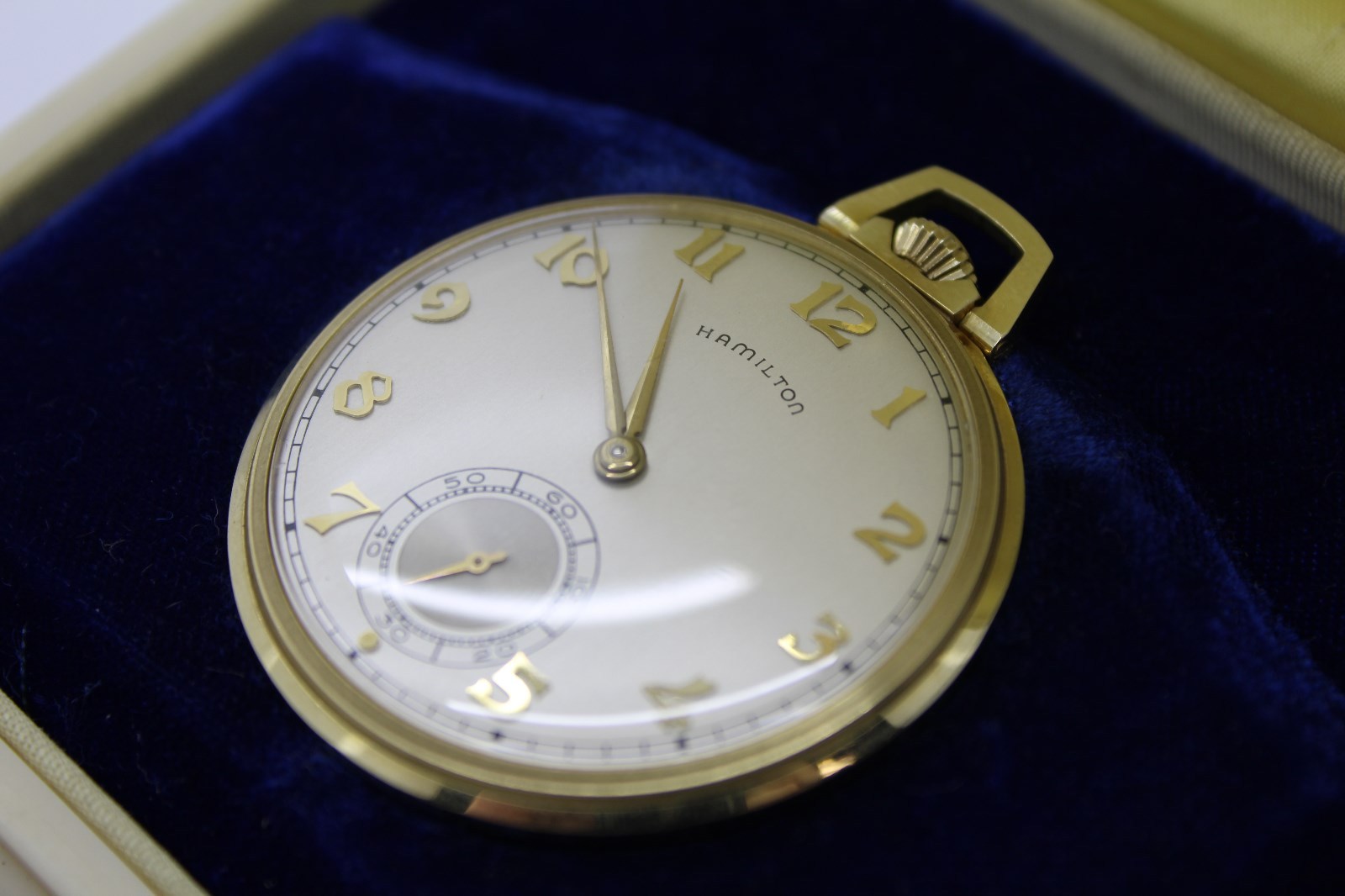 14k Gold Hamilton Pocket Watch