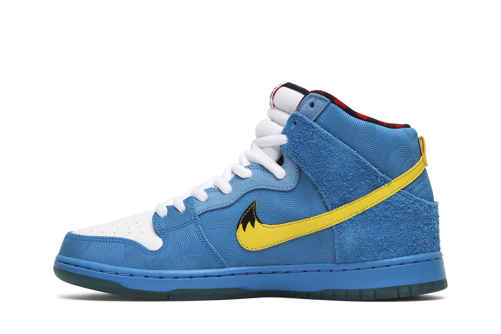 nike dunk high maize and blue