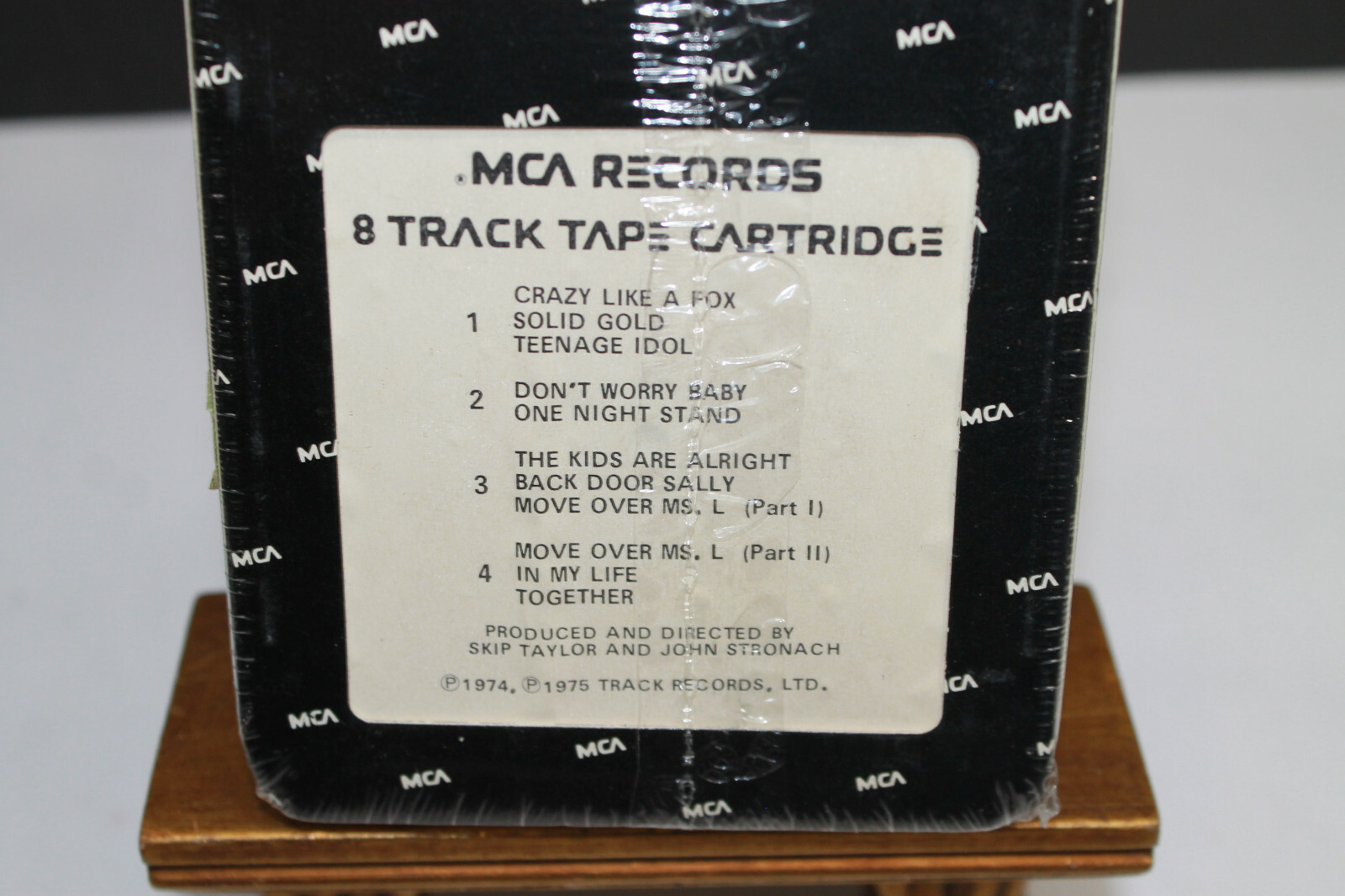 Keith Moon Two Sides Of The Moon 8 Track Factory Sealed New Old Stock