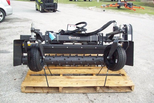 Harley Landscape Power Rake,M7H 7' Hydraulic Angle Set Up