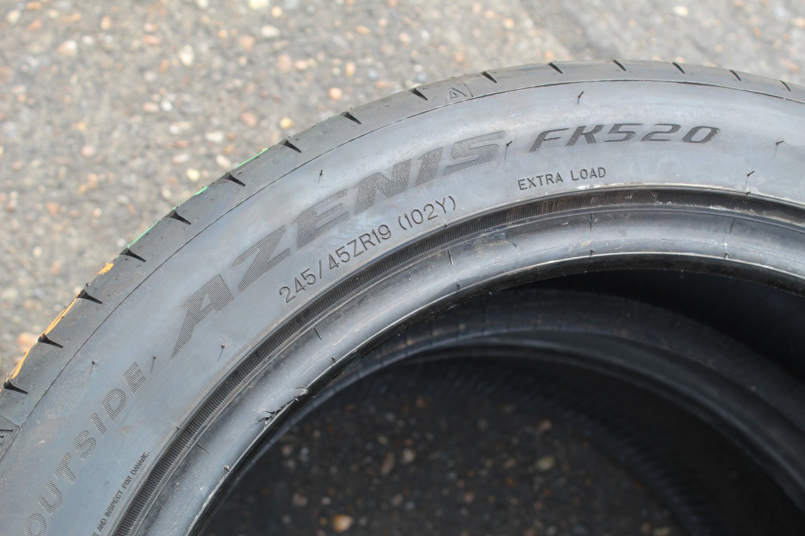 New 245 45 19 Falken, Azensis FK520, XL, 102Y x1 Single Tyre (F1_tyres) L3695