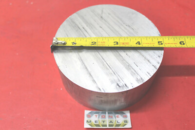 5'' ALUMINUM 6061 ROUND ROD 3'' LONG T6511 Solid Extruded Lathe Bar Stock