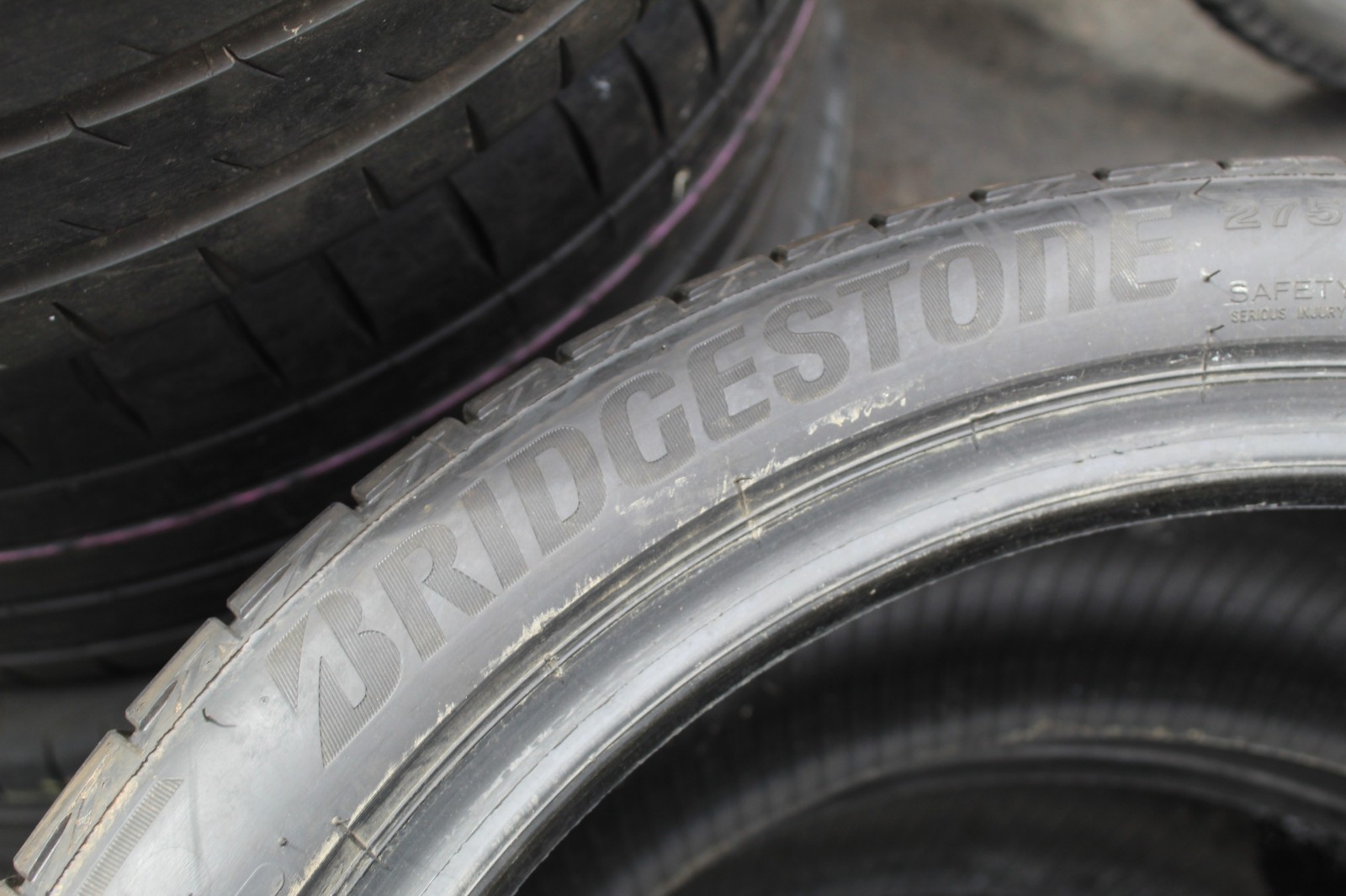 275 35 19 Bridgestone, RunFlat, XL, 100Y, x1 Single Tyre 7.2mm (F1_tyres) L3611