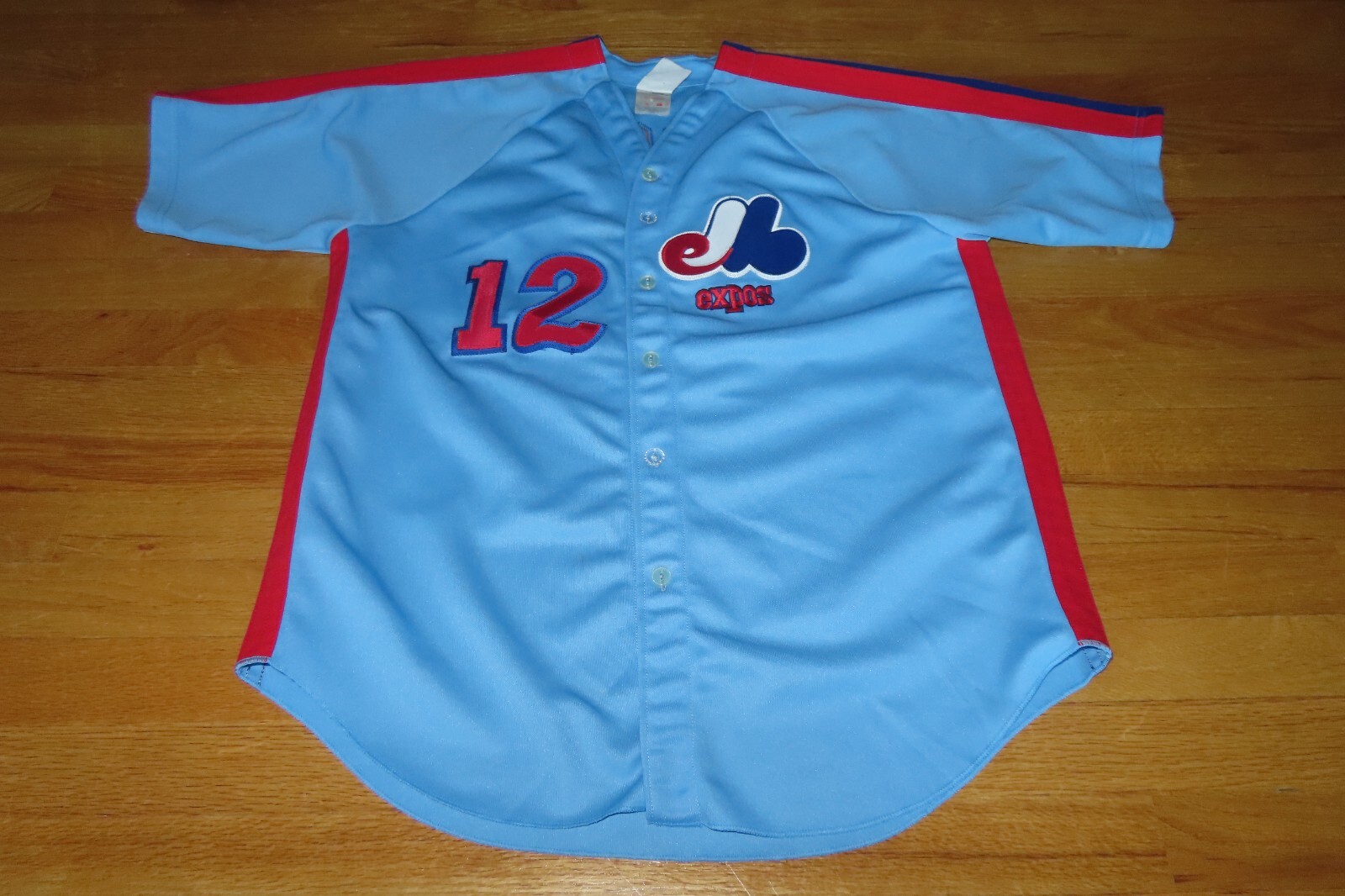Vintage 80's CCM Label MARK LANGSTON No 12 MONTREAL EXPOS (Y