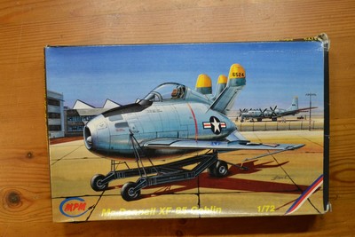 maquette 1/72 -MPM- MC DONNELL XF 85 GOBLIN vintage 1995