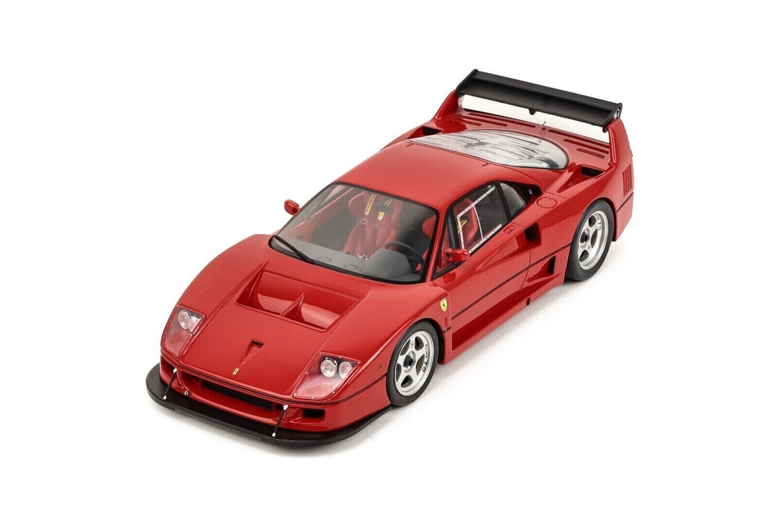1/18 Scale Ferrari F40 LM Red 1989 Rosso Corsa Red Model Car 1/18 Scale Ferrari F40 LM Red 1989 Rosso Corsa Red Model Car