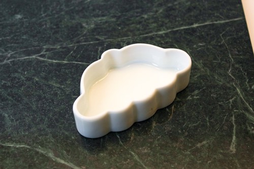 NIB Spin Ceramics Art Shanghai Auspicious Four Jewelry Box Set White Porcelain