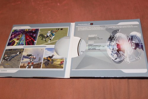 SONY PLAYSTATION 2 PS2 NETWORK ADAPTER START-UP DISC AND MANUAL