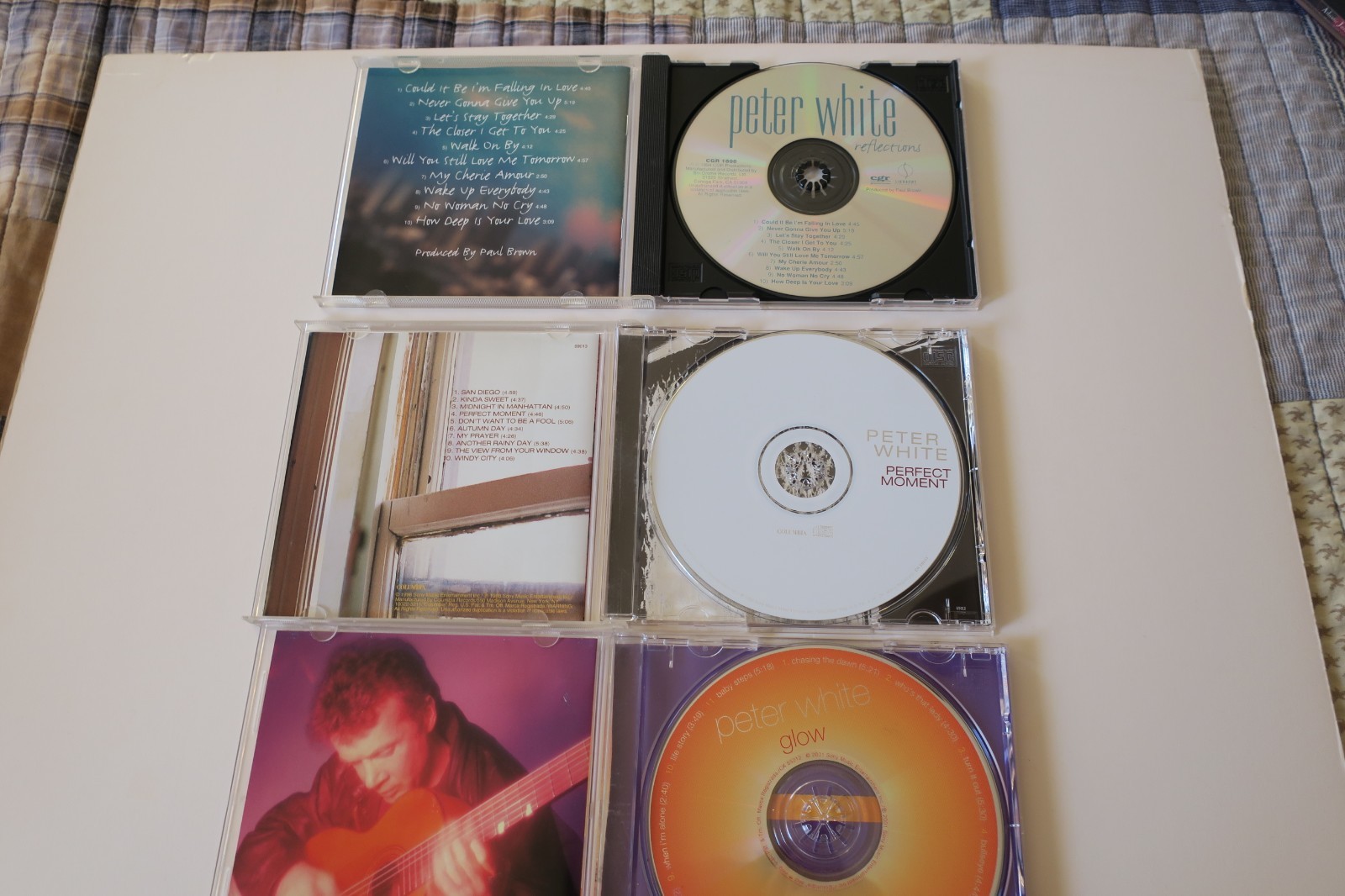 Three Peter White Autograph CD  Plus Great Jazz Music