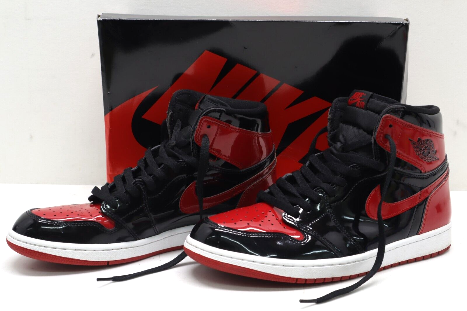Nike Air Jordan 1 Retro OG High Patent Bred 55088-063 Black