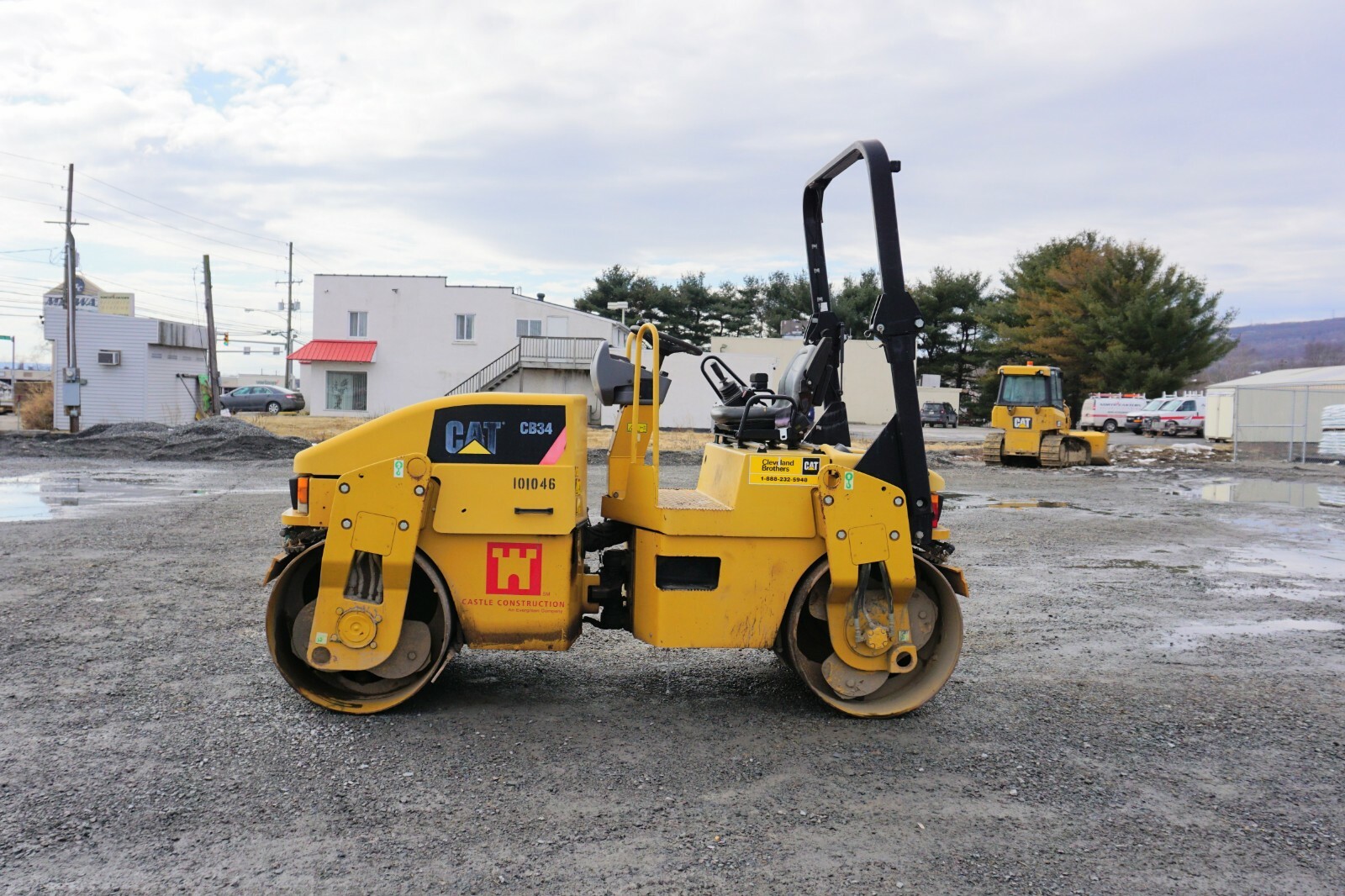 2011 Cat CB 34 Tandem Roller 4 Ton Really Good Shape