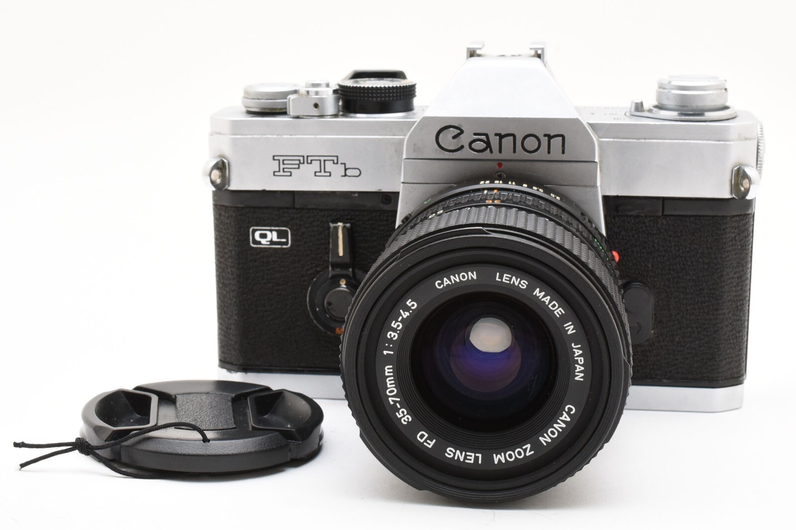 Canon FTb QL black FD 35-70mm/f3.5～4.5 Exc+5] Canon FTb QL black SLR Film Camera NFD 35-70mm f3.5