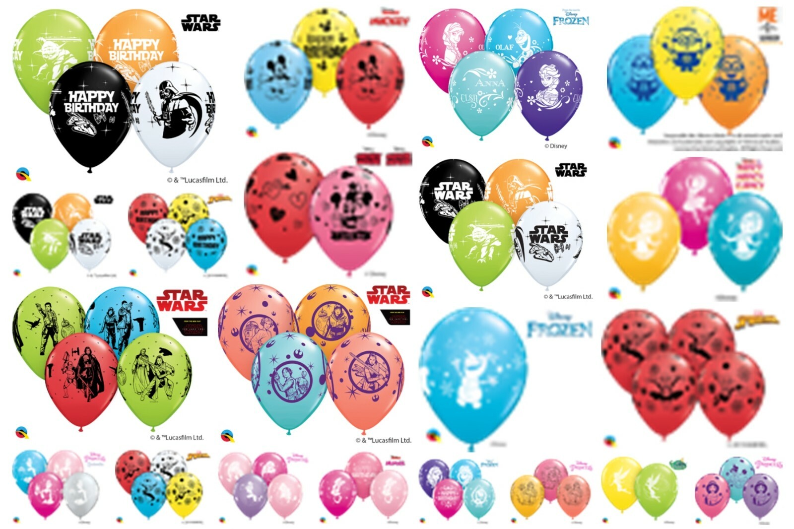 Qualatex Globos Latex Toy Story 6 Artículos para fiestas leucom