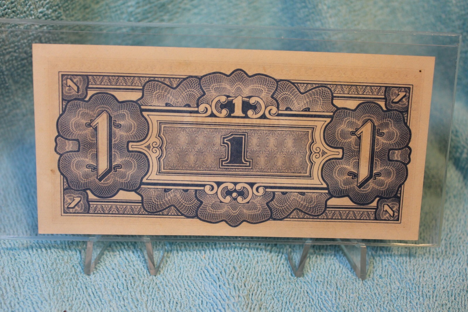 Malaya-Japanese Occupation-One Dollar ND (1942) Comes in Stiff Plastic Sleeve