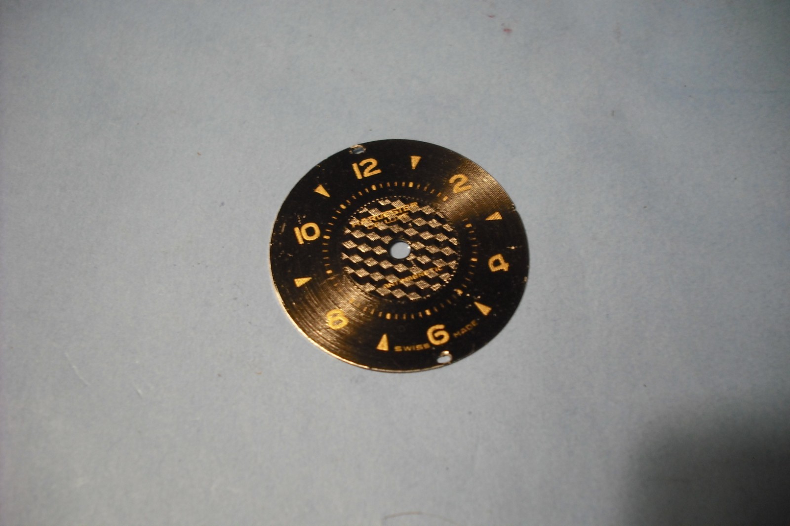 Vintage Watch Face. Record. Metal. 30 mm. Harvester De Luxe