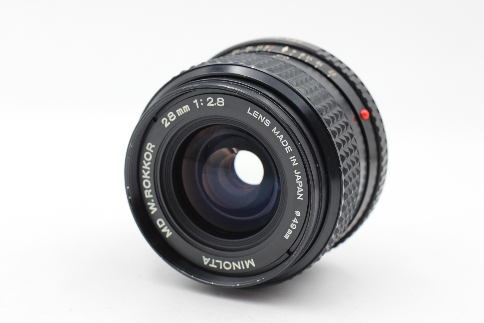 EXC5＋ ] Minolta MD W.ROKKOR 28mm f2.8 Wide Angle MF Lens