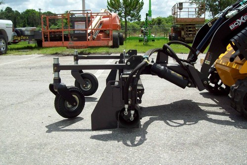 Harley Mini Landscape Rake D4M, Fits Mini Skid Steer Loader, Manual Angle