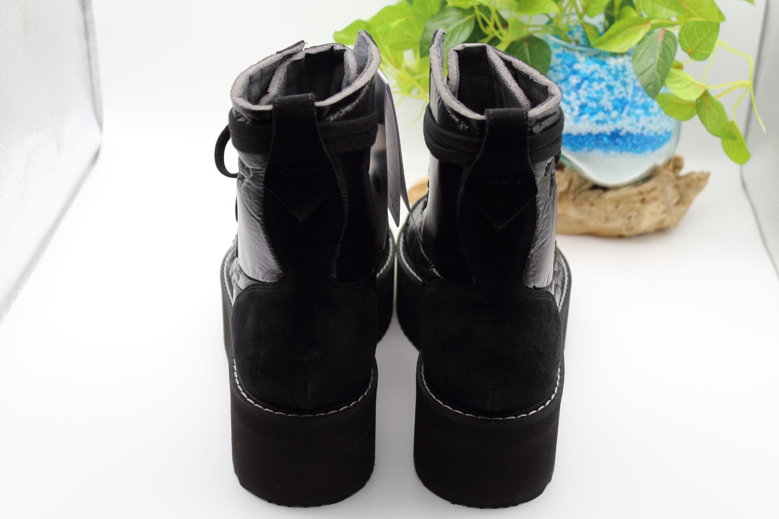 Pre-owned Onitsuka Tiger Delegation Chunk Boot 1183c117-001 Unisex Black / Black Us4-10