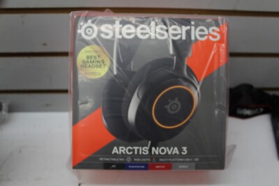 SteelSeries Arctis Nova 3 Over-Ear Gaming Headset - Black