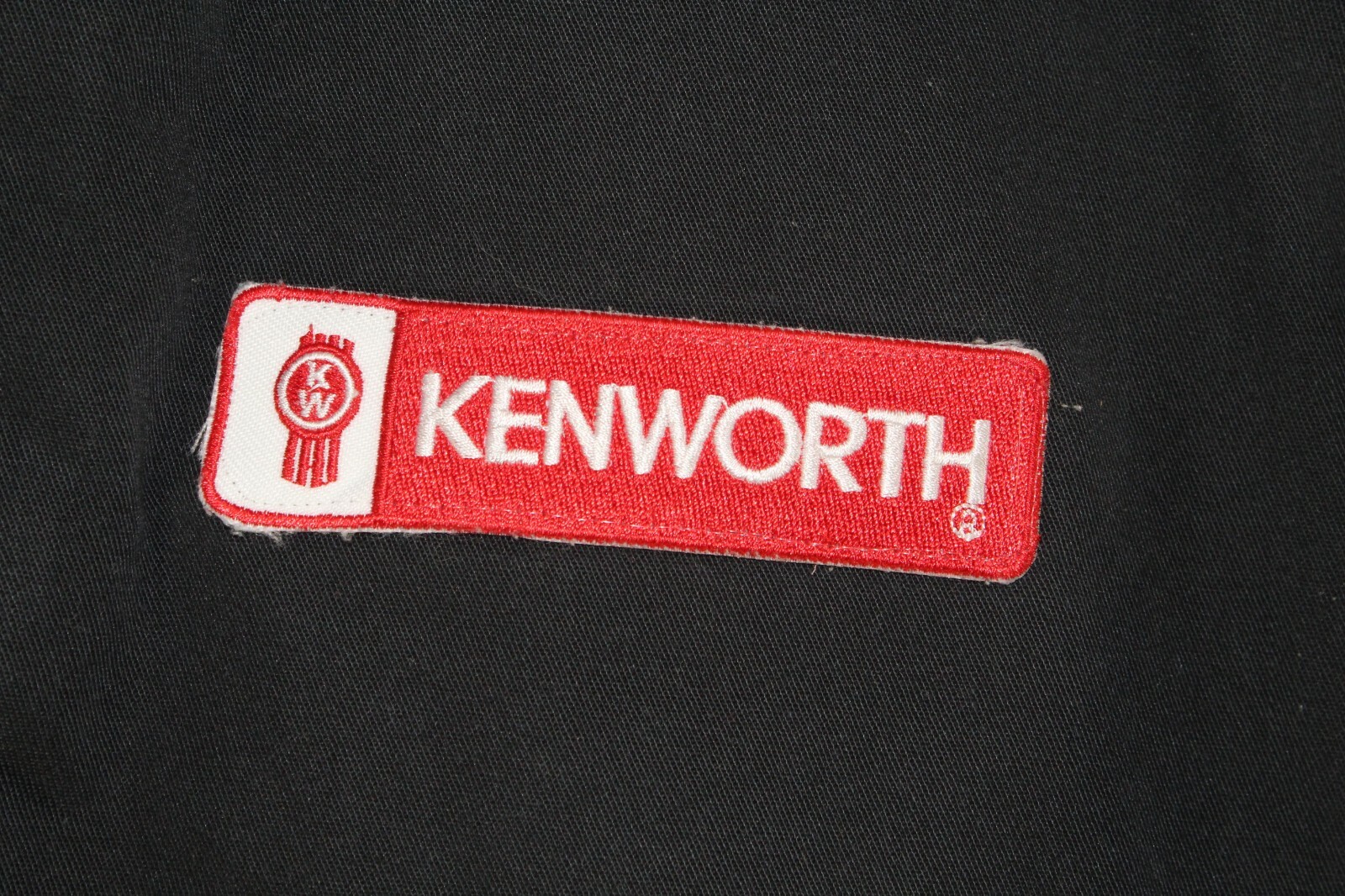 Unique Men's Red Kap Work Coat sz. XL Black Poly/Cotton Kenworth 