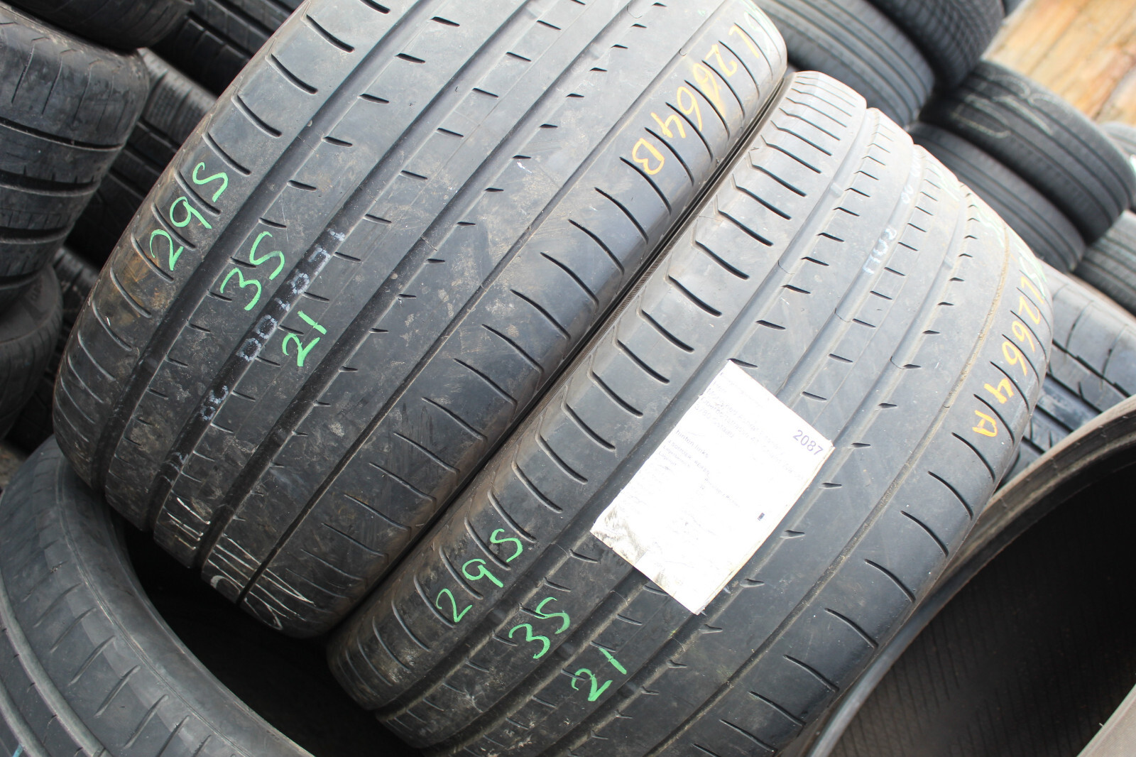 295 35 21 Yokohama, XL, N2, 107Y, x2 A Pair 6.5mm (F1_tyres) L2664