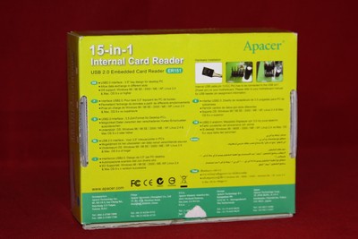 USB 2.0 Embedded Internal Card Reader, 15-in-1 Apacer ER151