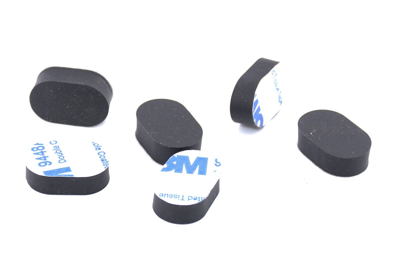 1/2" x 3/4" x 1/4" Rubber Feet  Speakers Electronic Equipment Various Pack Sizes