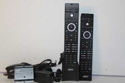 2 x RTI T1-B+ Universal Remote and 1 holder